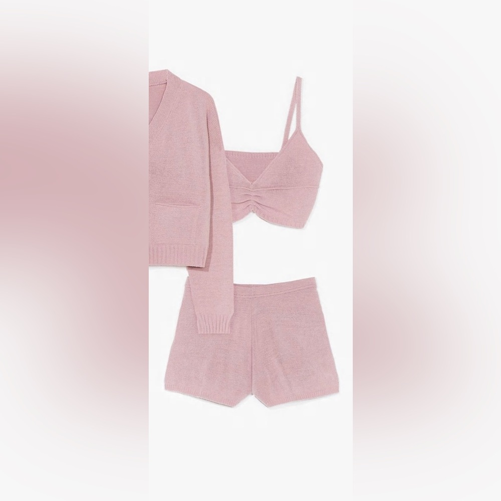 Knit Right There 2 Pc Lounge Set